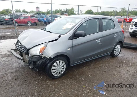 2015 Mitsubishi Mirage De из США, поврежденный, VIN ML32A3HJ3FH047931
